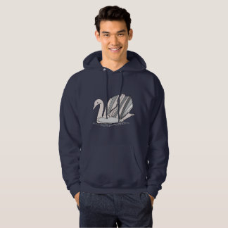 Hoodie med Art Deco Design