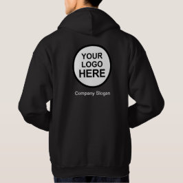 Hoodie med din Logotyp på baksidan