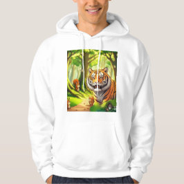 Hoodie med Ghibli art