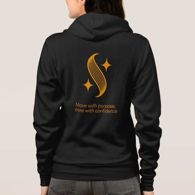 Hoodie med syfte t shirt (Baksida)
