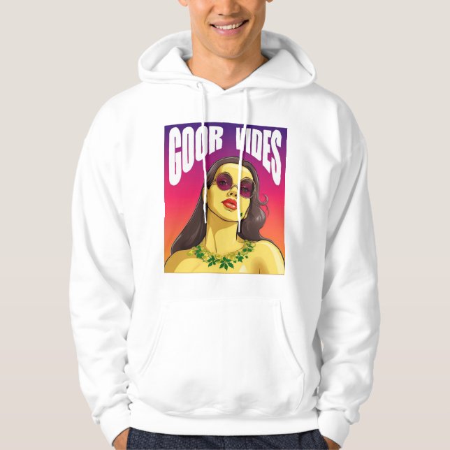 Hoodie "Mysigt Comforts: Unveiling the Ultimate" (Framsida)