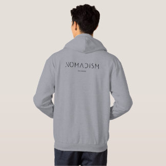Hoodie Nomadism Records Svart Logo