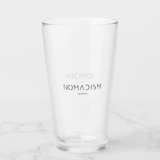 Hoodie Nomadism Records Svart Logo Glaskopp