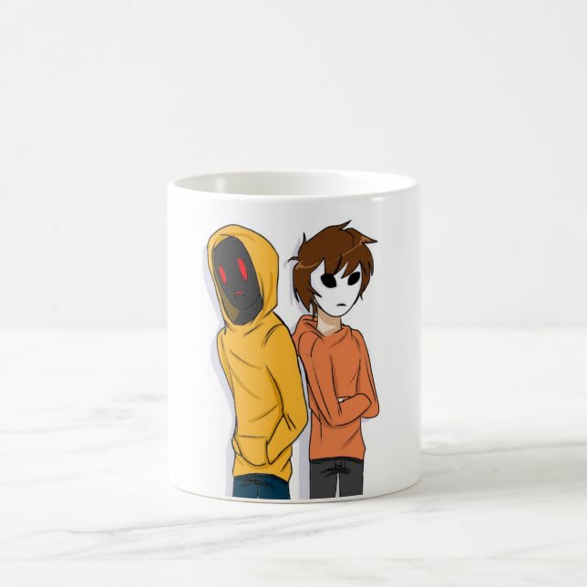 Hoodie och Masky mugg (Center)