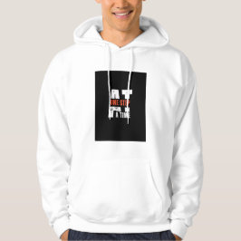 Hoodie-One Steg i taget Hoodie