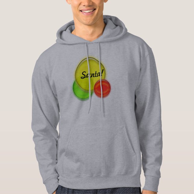 Hoodie - Orbs med text (Framsida)