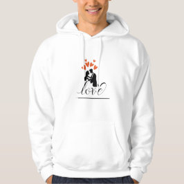 Hoodie, sötskjorta - Bröllop-årsdagen Hoodie