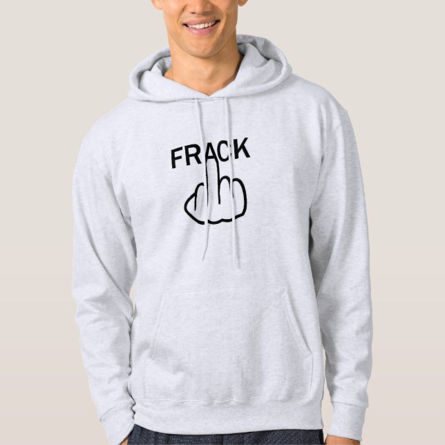 Hoodie Stop Fracking (Framsida)