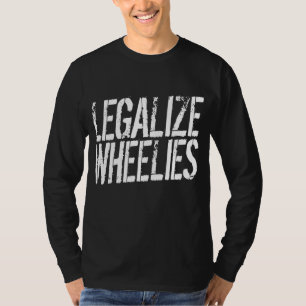 Hoodie Stunt Wheelie Motorcykel Bike Gift eller Tr T Shirt