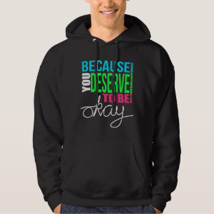 Hoodie - svart