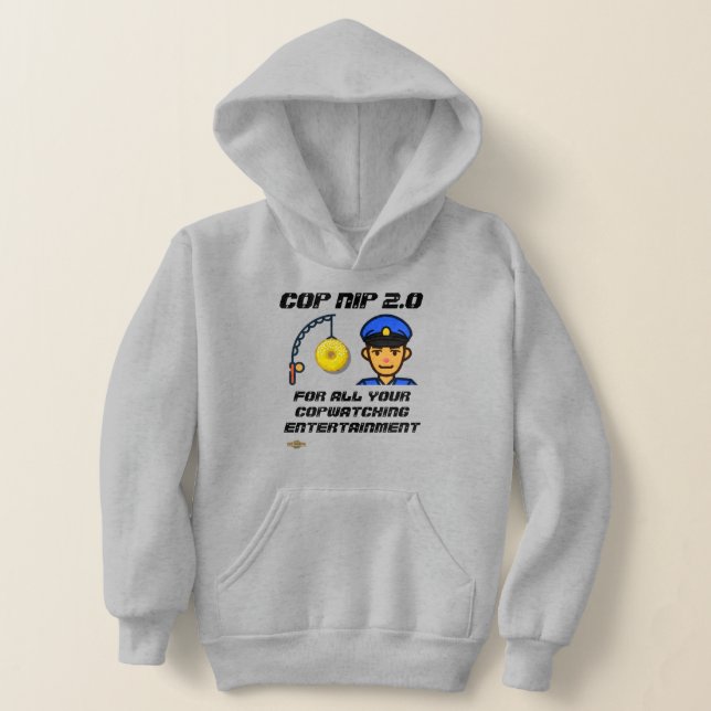 hoodie sweatshirt "COP NIP 2.0" T Shirt (Laydown)