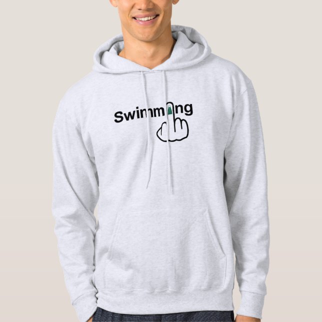 Hoodie Swimming Flip (Framsida)