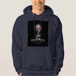 Hoodie "Tystnad Talar"