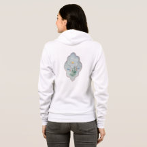 HOODIE WOMENS FLOWER DESIGN