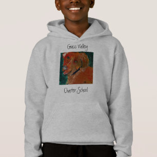 Hoodie Zach för konst för hund för gräsdalchar Tröja