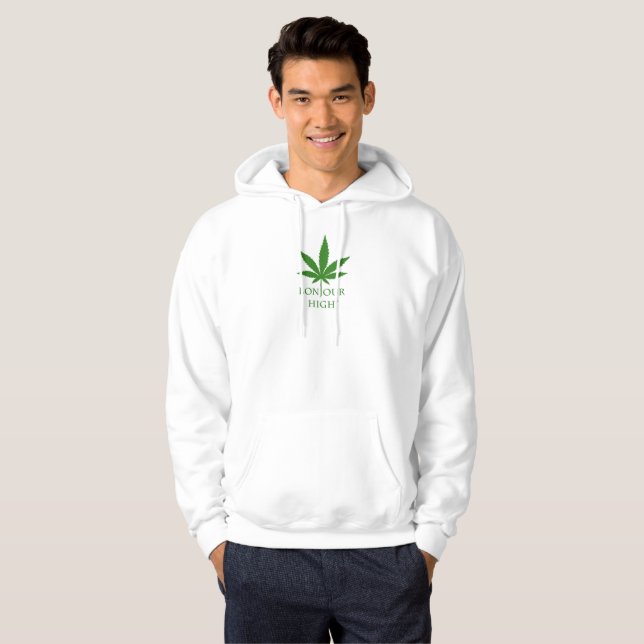 Hoodien som tar dig higher… hoodie (Hel framsida)