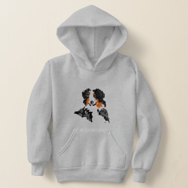 Hoodies: Bernese Mountain Hund T Shirt (Laydown)