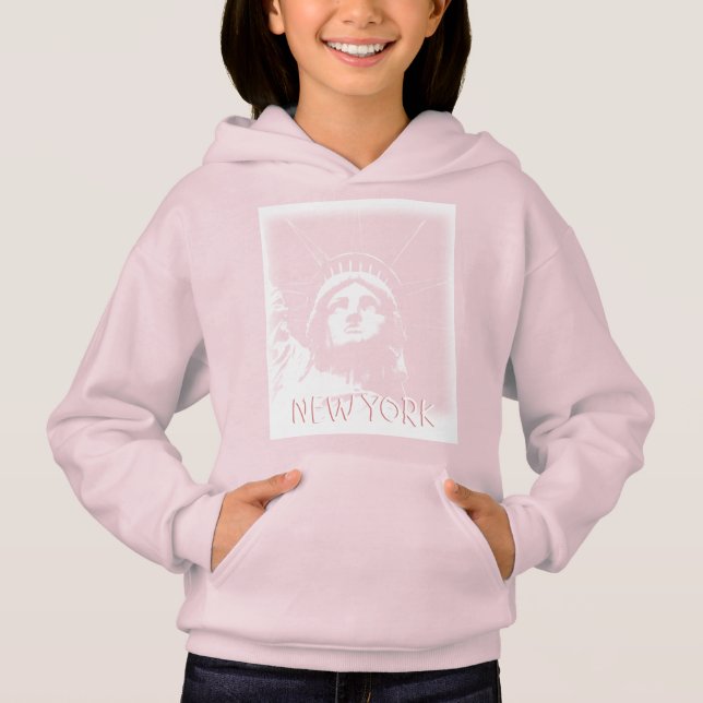 Hoodies för barn NY för New York souvenirHoodies Tee (Framsida)