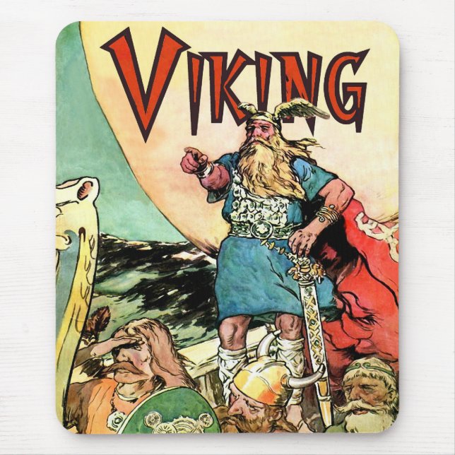 Hoodies för Thor för Viking Norsegudar Musmatta (Framsidan)