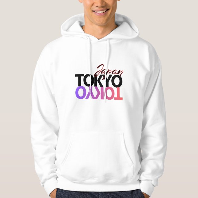 Hoodies Japan Tema Tokyo Hoodie (Framsida)