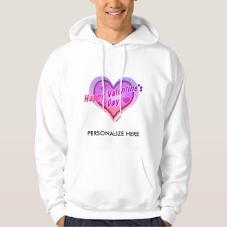 HOODIES SVETTAR - lyckliga valentin dag Tröja Med Luva