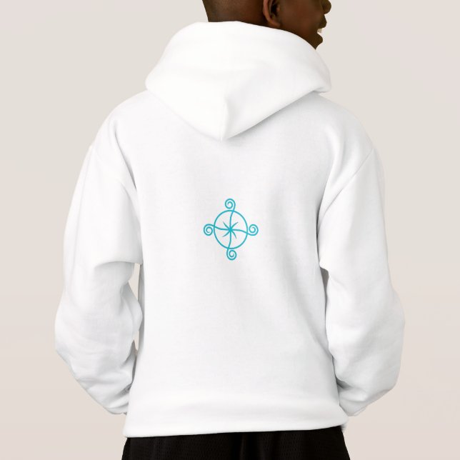 Hoodietröja för pojkar Wizard101 - is Tee (Baksida)
