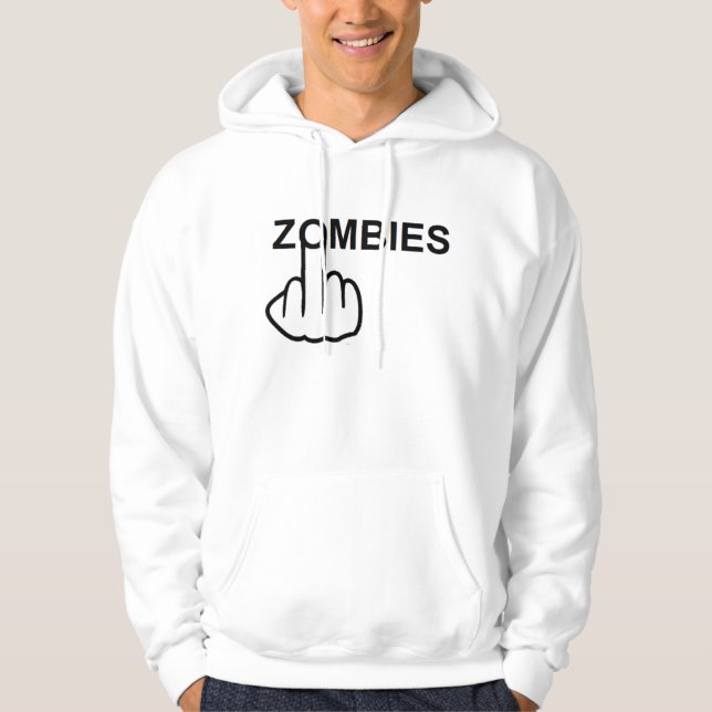 HoodieZombiesFlip Hoodie (Framsida)