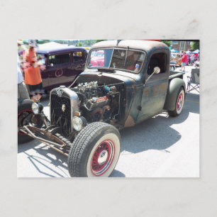 Hoodless Hot rod Vykort