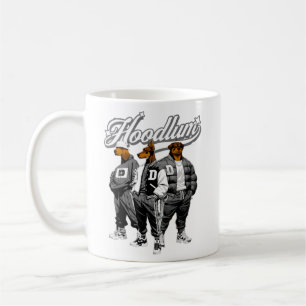 Hoodlum Pack - Streetwear Hund Gang Graphic Tee Kaffemugg