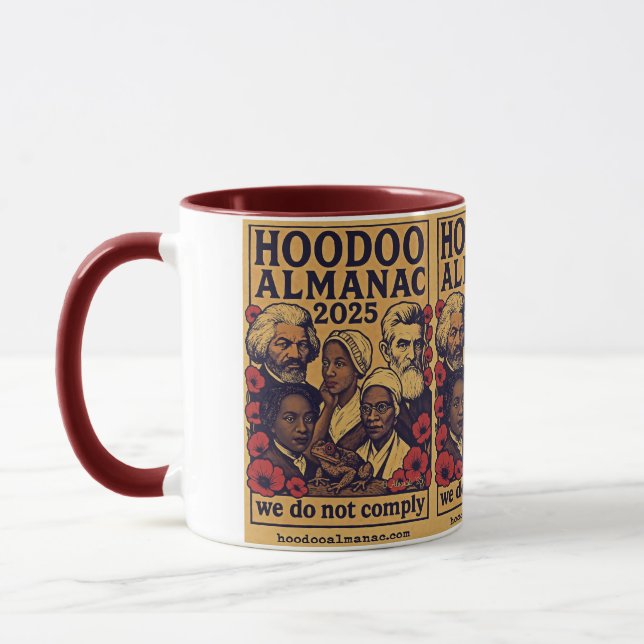 Hoodoo Almanac 2025 vi följer inte Mugg (Vänster)