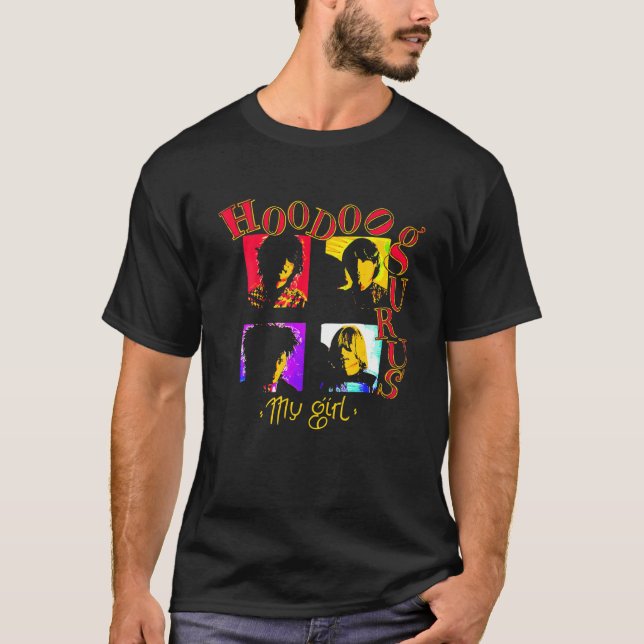 Hoodoo Music Classic Art Gurus Funny Sten Band T Shirt (Framsida)