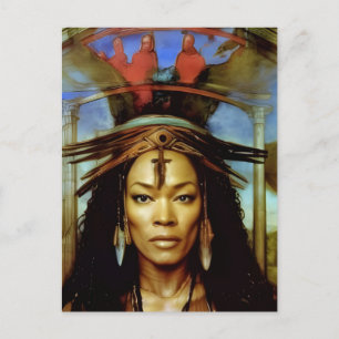 Hoodoo Priestess Vykort