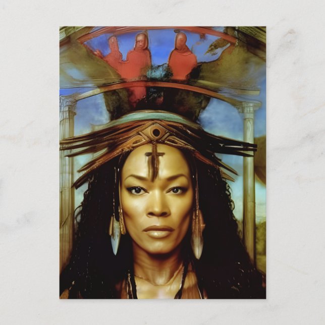 Hoodoo Priestess Vykort (Framsida)