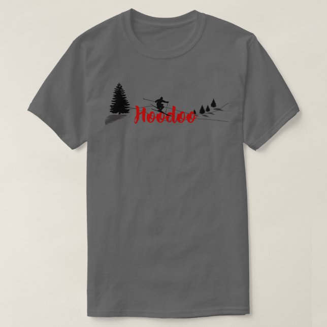 Hoodoo Ski Long T Shirt (Design framsida)
