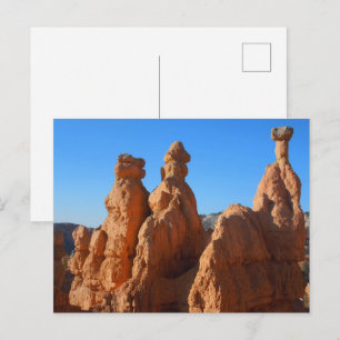 Hoodoos i Bryce Canyon National Park Naturfoto Vykort