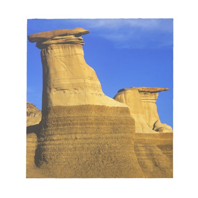 Hoodoos vid Drumheller Alberta, Kanada 2 Anteckningsblock (Framsida)