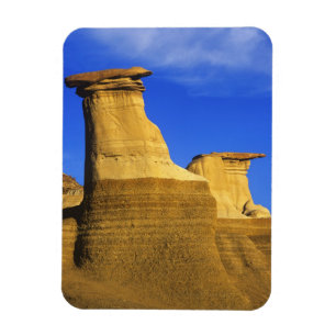 Hoodoos vid Drumheller Alberta, Kanada 2 Magnet