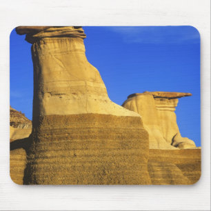 Hoodoos vid Drumheller Alberta, Kanada 2 Musmatta