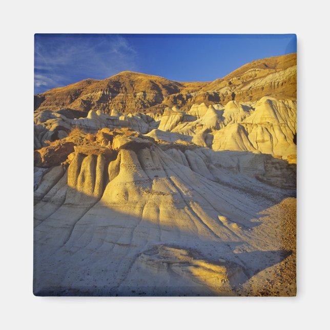 Hoodoos vid Drumheller Alberta, Kanada Magnet (Framsidan)