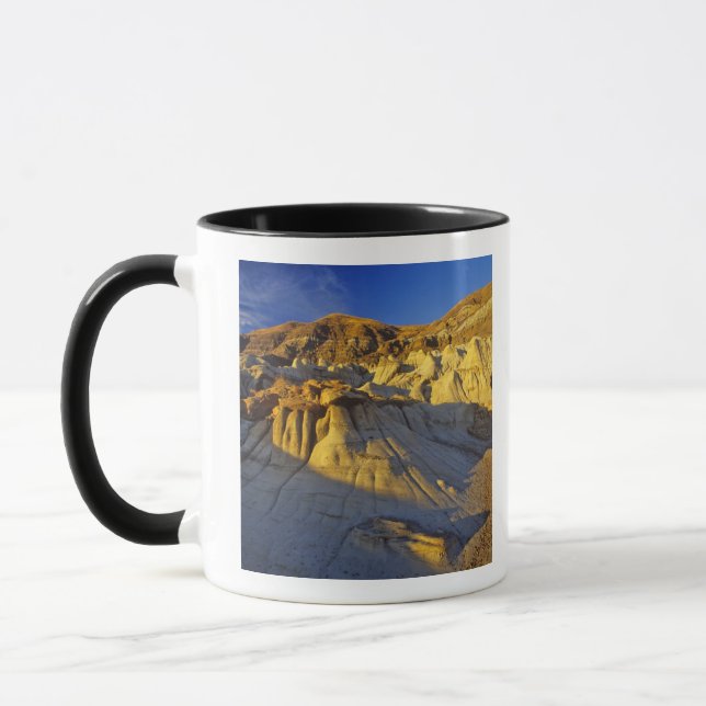 Hoodoos vid Drumheller Alberta, Kanada Mugg (Vänster)