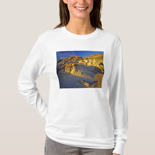 Hoodoos vid Drumheller Alberta, Kanada T-shirt (Framsida)