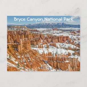 Hoodoos vid Sunset Point Bryce Canyon nationalpark Vykort