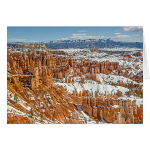 Hoodoos vid Sunset Point in Bryce Greeting Card Hälsningskort
