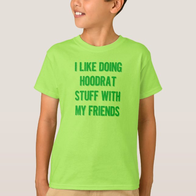 Hoodrat skjorta tee shirt (Framsida)