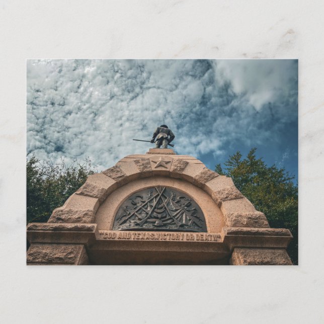 Hood's Texas Brigade-monument  Vykort (Framsida)