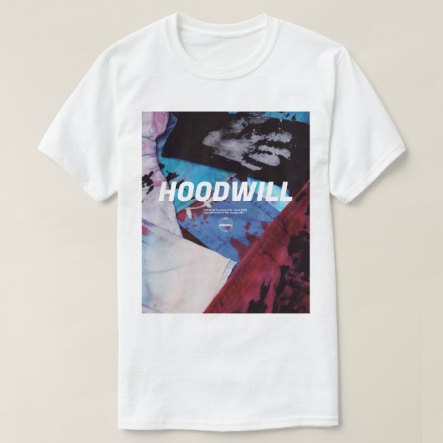 HoodWill Denim fruktar T Shirt (Design framsida)