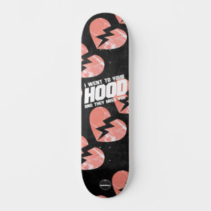 Hoodwill ’Miss You’ 8 1/4-skateboard Deck Mini Skateboard Bräda 18,5 Cm