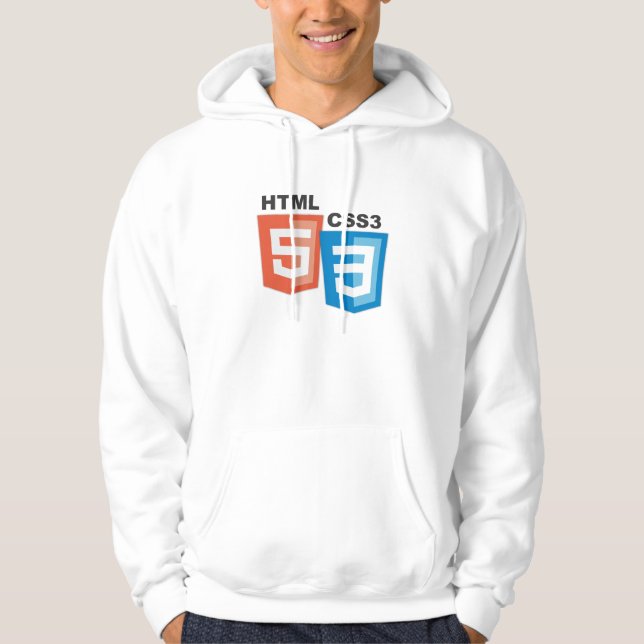 Hoody logotyp för HTML5 CSS3 Hoodie (Framsida)