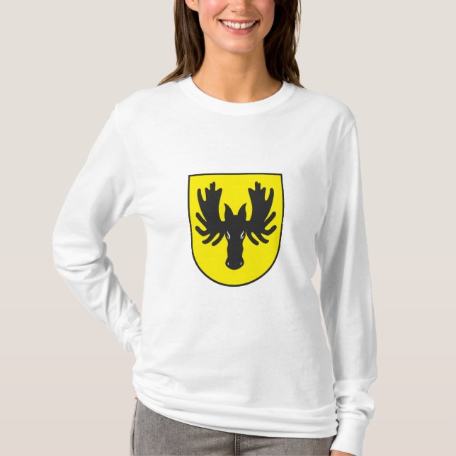 Hoody Wasilkw vapensköldkvinnor Tee Shirt (Framsida)