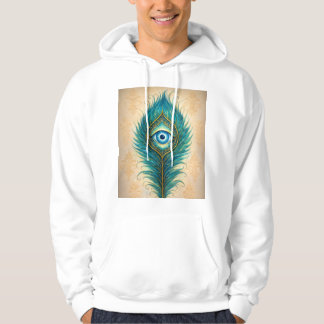 Hoody with Peacocks feather design Hoodie